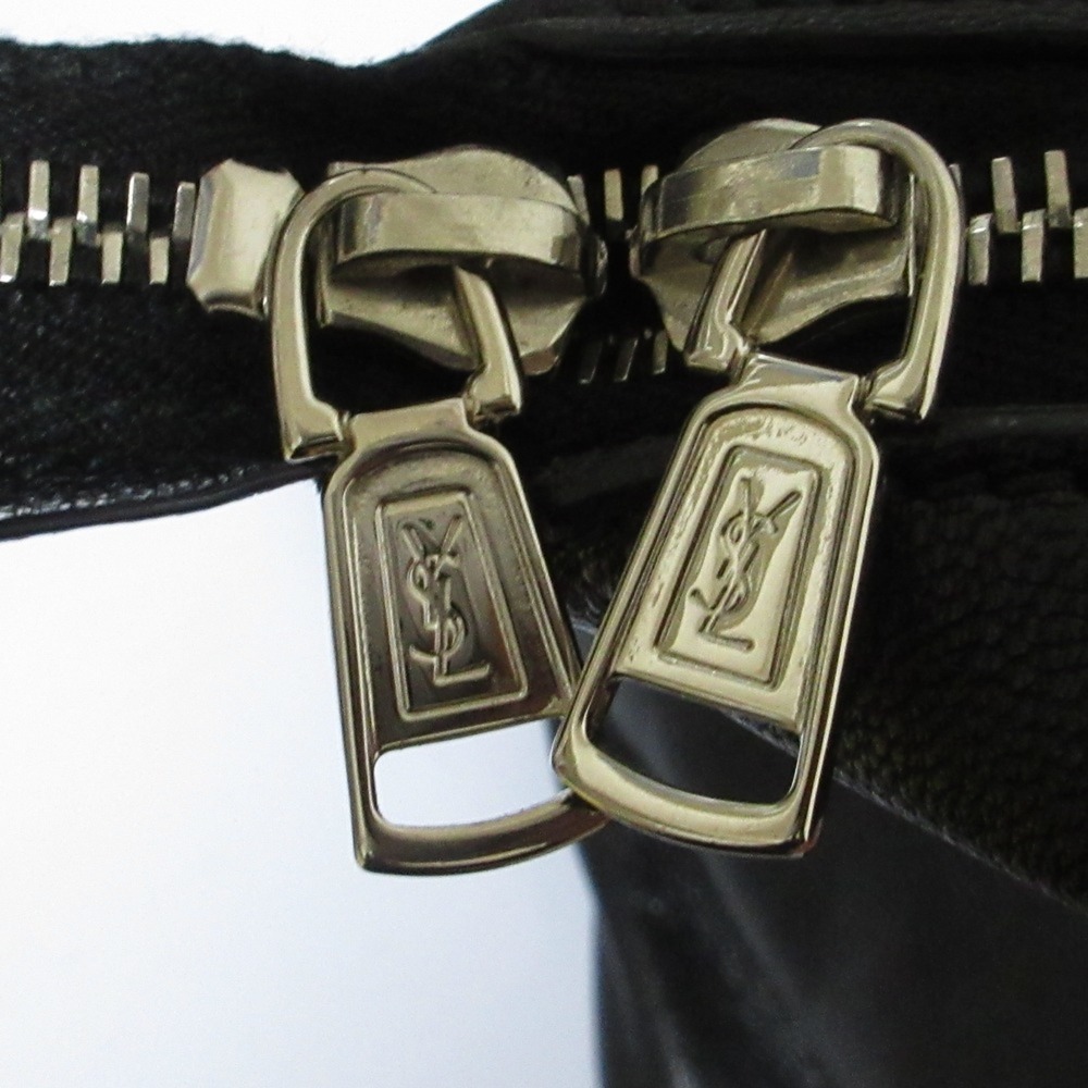 YVES SAINT LAURENT Rive Gauche SAC Y ROCK Easy Rock Studded Leather Boston Bag B - Picture 7 of 16